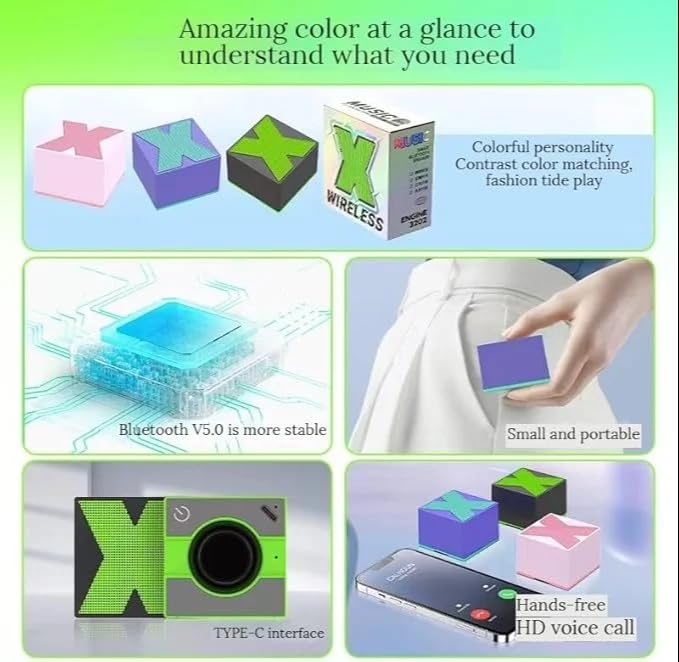 X Wireless Portable Bluetooth Speaker