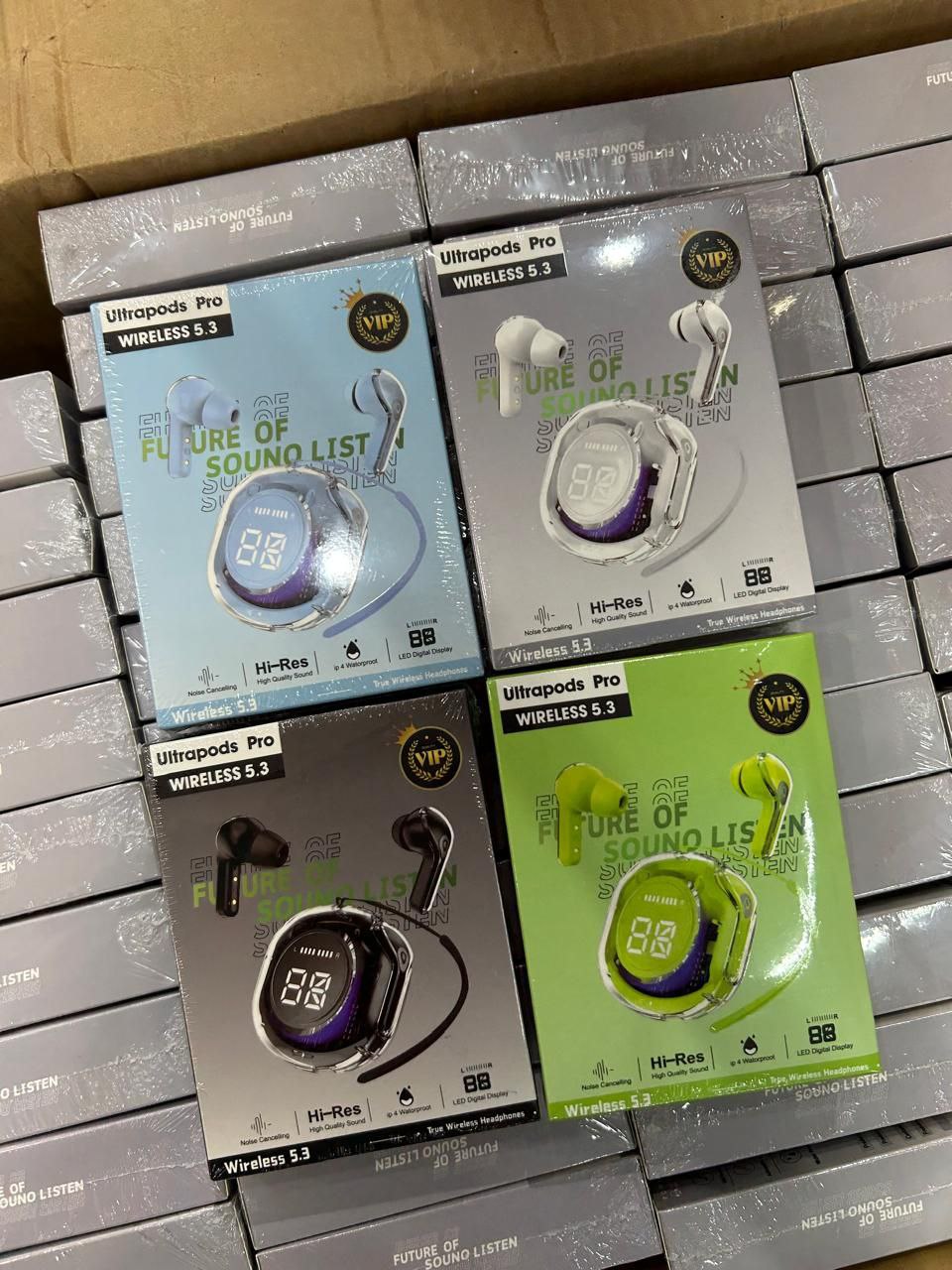 Ultrapods Pro Wireless 5.3 Bluetooth Earbuds with LED Digital Display,