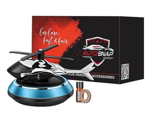 Universal Car Dashboard Aroma Diffuser – Helicopter Style| Rotating Blades Car Air Freshener with Long-Lasting Fragrance